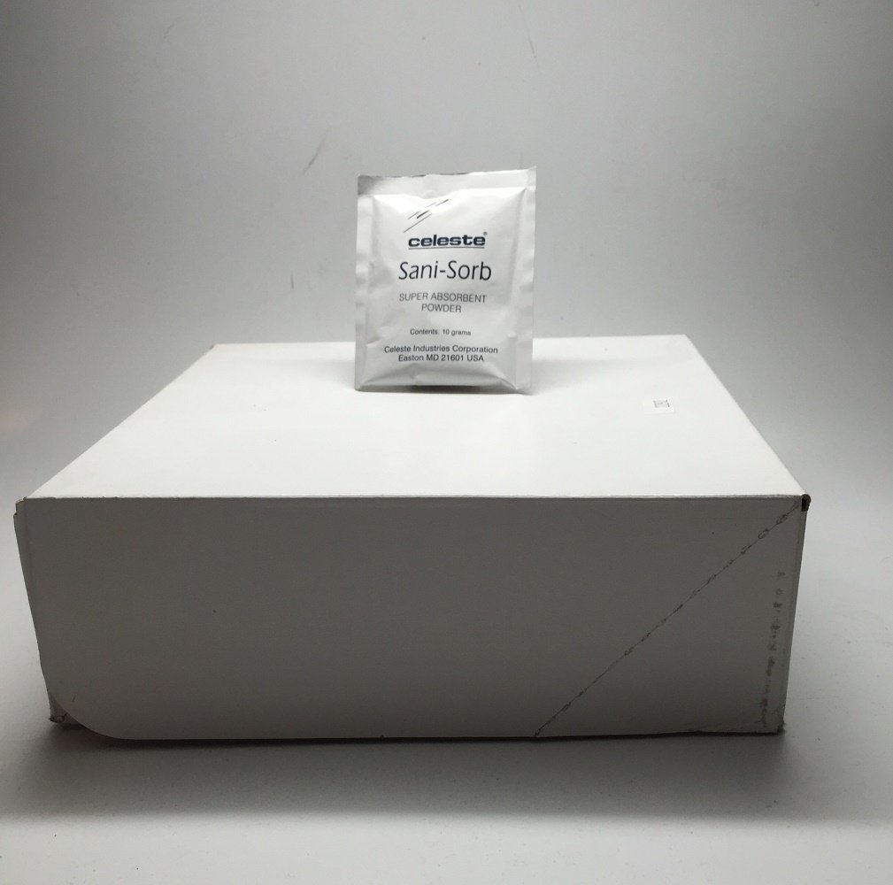 Celeste® TR-SORB/10 SANI-SORB Super Absorbent Powder Packet - Box of 50