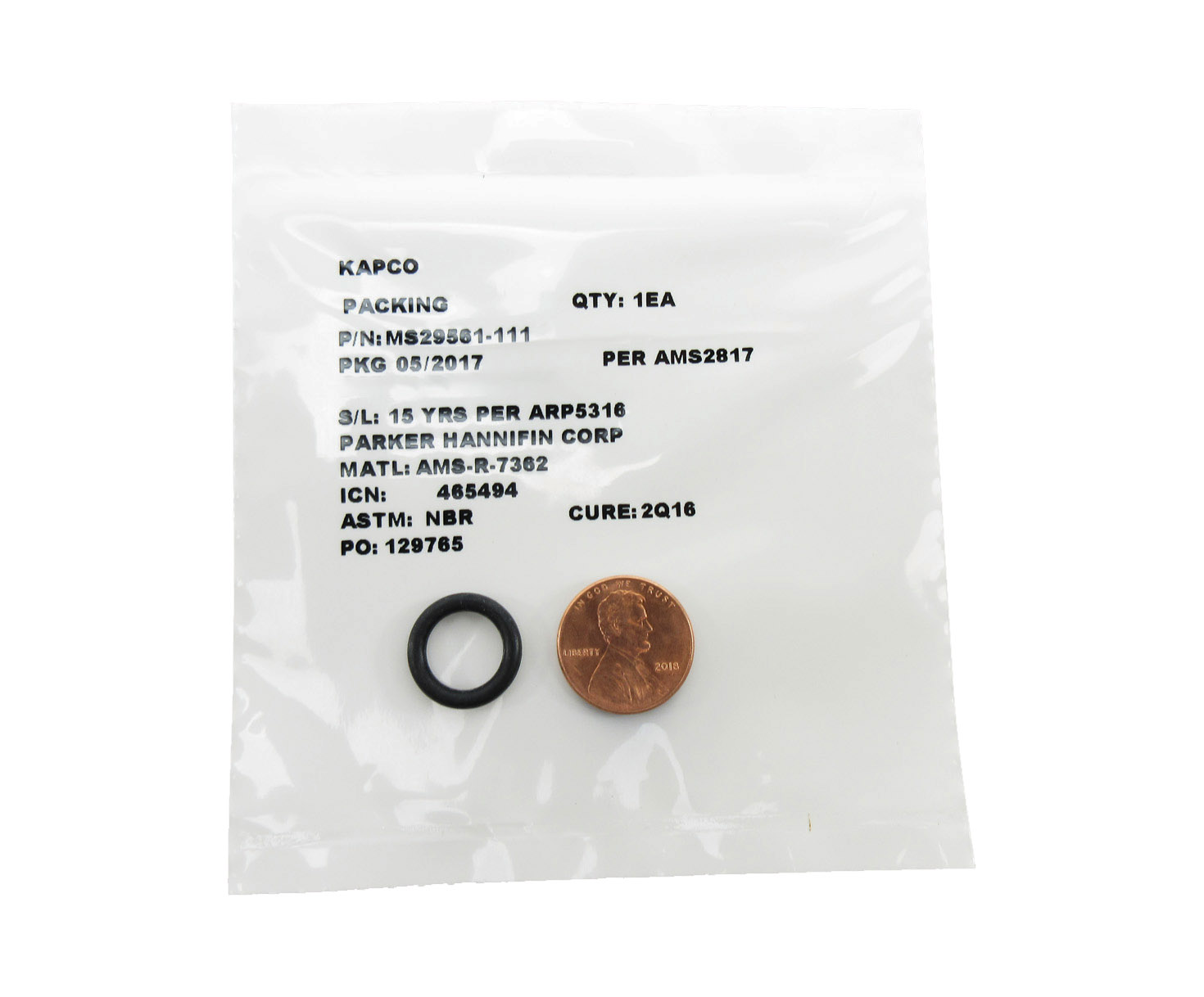 Military Standard MS29561-111 O-Ring