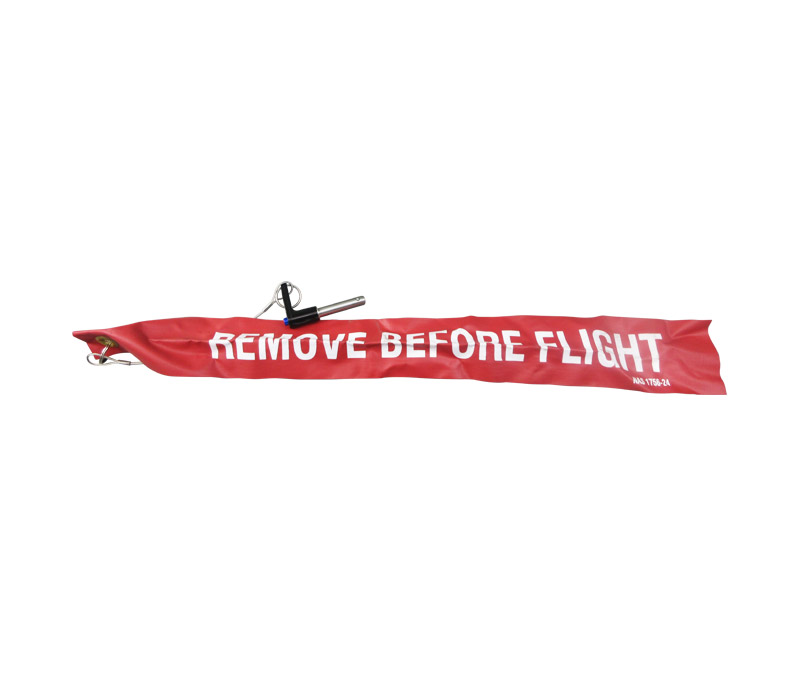 AERO Specialties 2004824 Embraer EMB-135 & EMB-145 Main Landing Gear Downlock Pin with Remove Before Flight Streamer