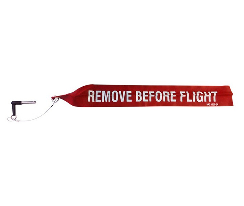 AERO Specialties 2013459 Cessna Citation X Nose Landing Gear Downlock Pin with Remove Before Flight Streamer