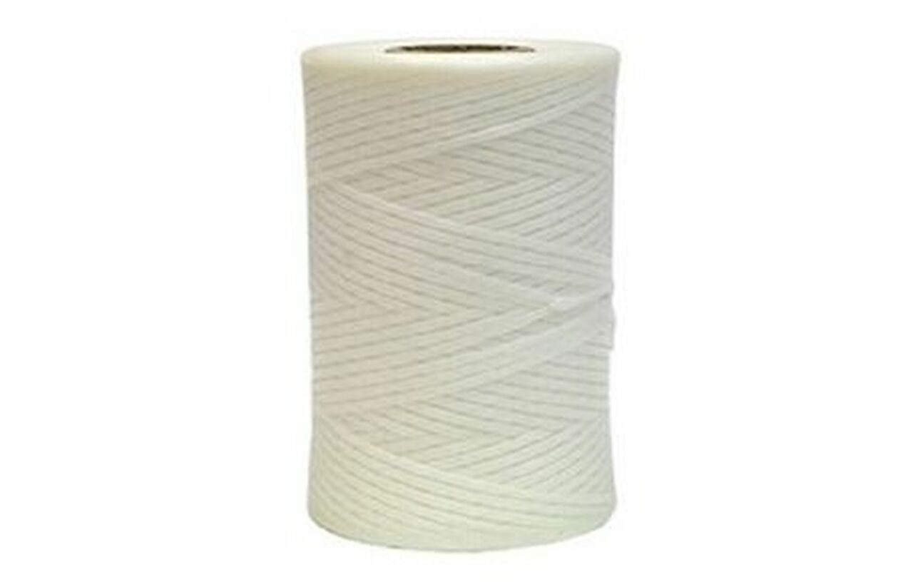 Military Specification A-A-52081-E-4 Natural Polyester/Vinyl Finish Tape, Lacing & Tying Cord - 500 Yard Spool
