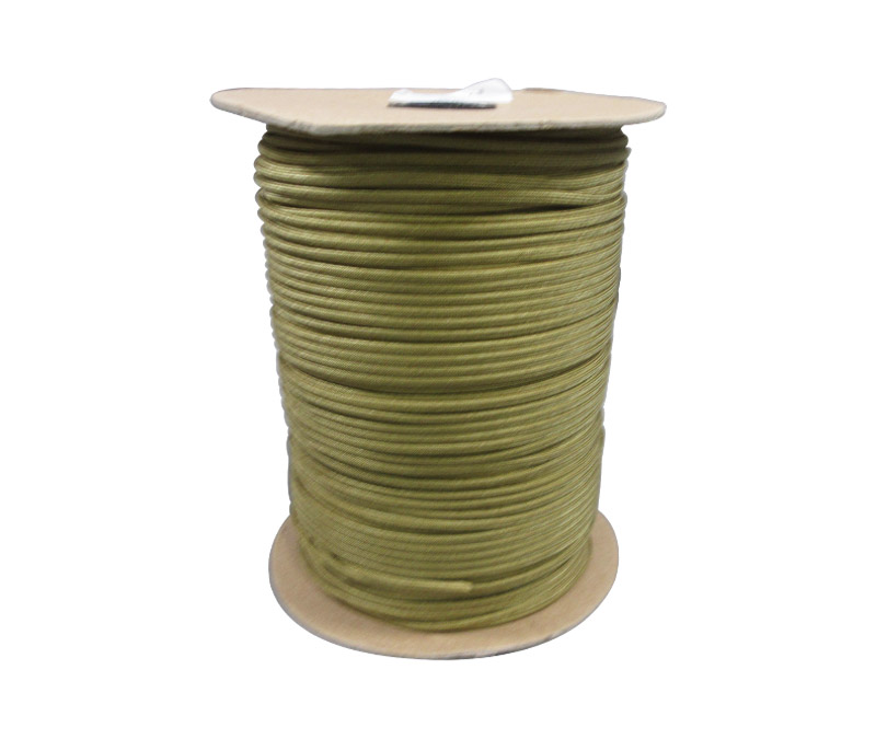 Military Specification MIL-C-5040H Type III Coyote Brown DFAR 252.225-7009 Compliant 550 Paracord - 1000' Spool