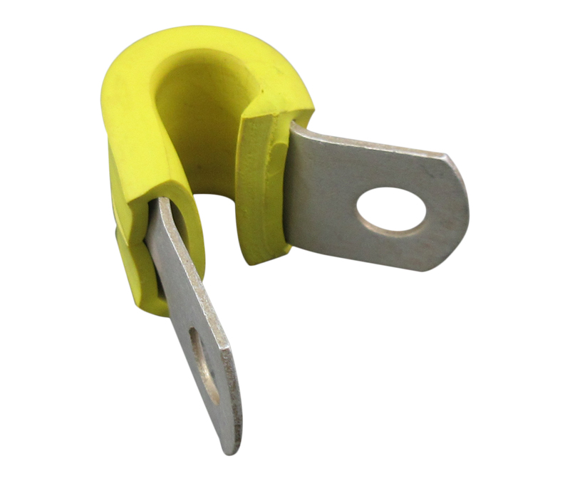 Military Standard MS21919WDF4 Aluminum Cushioned Clamp, Loop