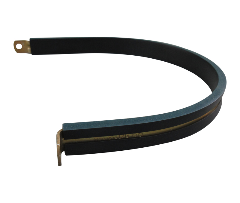 Military Standard MS21919DG66 Aluminum Cushioned Clamp, Loop