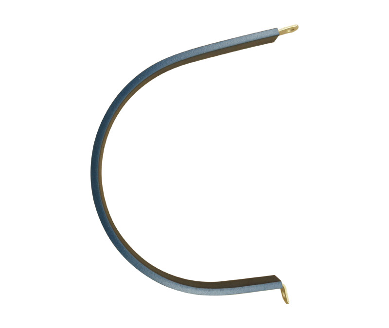 Military Standard MS21919DG58 Aluminum Cushioned Clamp, Loop