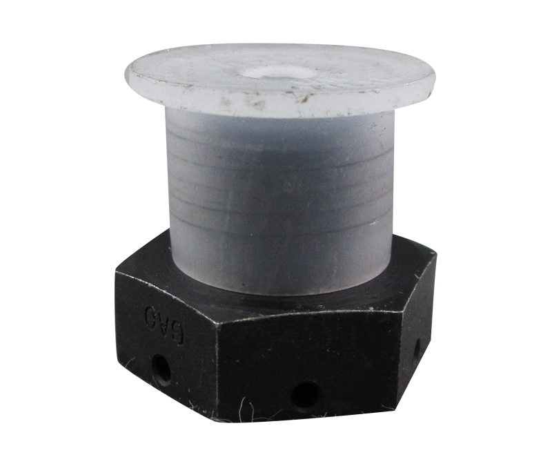 Aeronautical Standard AN814-6L Steel Plug, Machine Thread with Lockwire Hole
