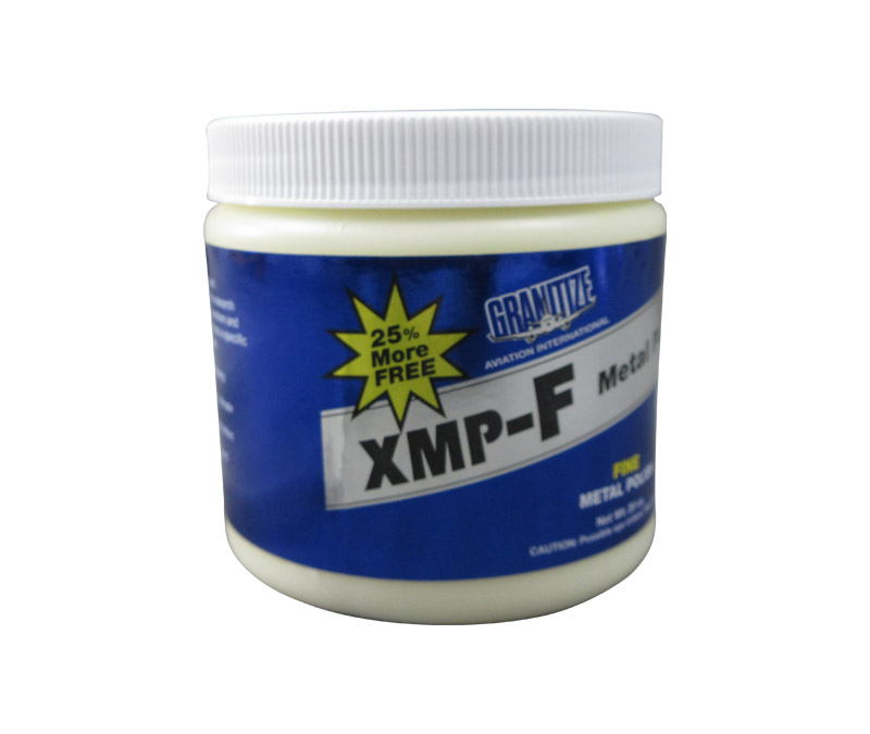 GRANITIZE™ Aviation XMP-F Yellow Fine Grade Swirls Removing Metal Polish - 20 oz Plastic Jar
