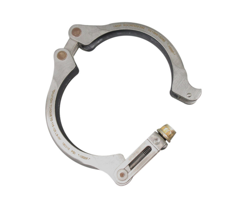 SAE Aerospace Standard AS1895/1E250 Crescent Steel Coupling, Clamp, Grooved