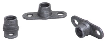 Military Standard MS21069L08K Steel Dry Filmed Nut, Self-Locking, Plate
