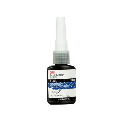 3M™ 051115-25138 Scotch-Weld™ TL43 Blue Threadlocker - 10 mL (0.33) Bottle