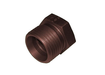 Military Standard MS21913W3 Aluminum Plug, Tube Fitting, Threaded