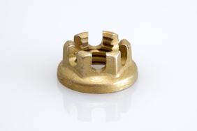 Military Standard MS14145-6 Steel Nut, Self-Locking, Slotted, Hexagon