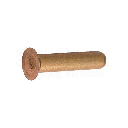 Military Standard MS20426A6-5 Aluminum 100° Flush Head Rivet, Solid - 1 lb Bag