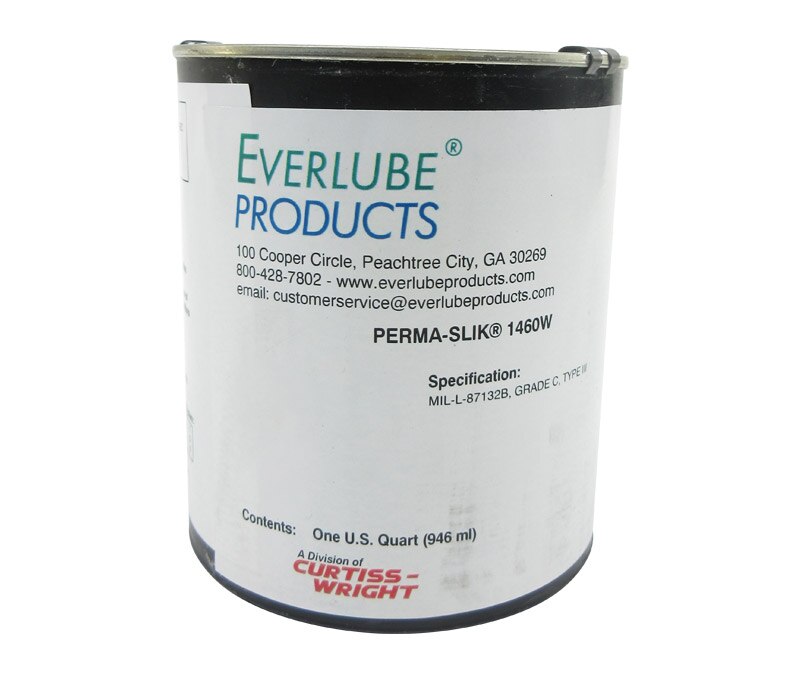EVERLUBE® PERMA-SLIK® 1460W MIL-L-87132B Grade C Type III Spec Low VOC Emulsion - Quart Can