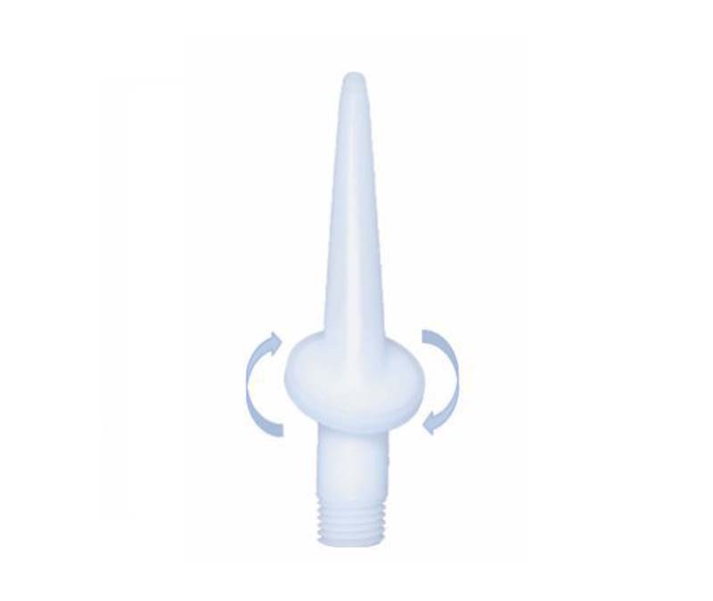 Bojo™ Tools SWN-25NPT-80-63-PE - 4" Long Swivel Sealant Nozzle 4NPT 1/16" exit hole
