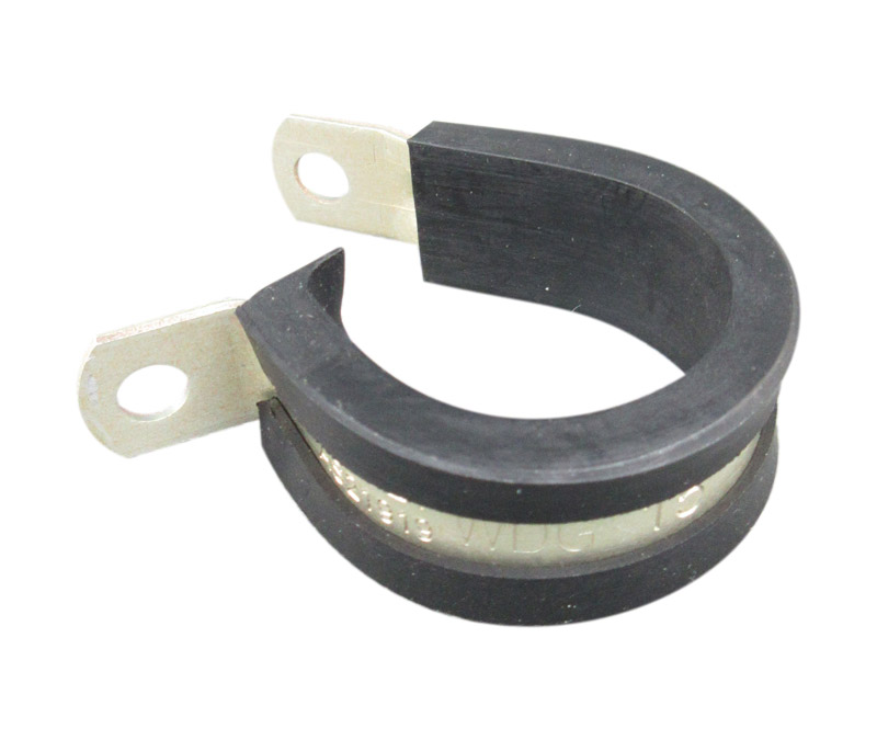SAE Aerospace Standard AS21919WDG15 Aluminum Band Wedge Chloroprene Cushioned Clamp
