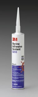 3M™ 051135-06504 Black 5200 Marine Polyurethane Adhesive - 1/10 Gallon Cartridge
