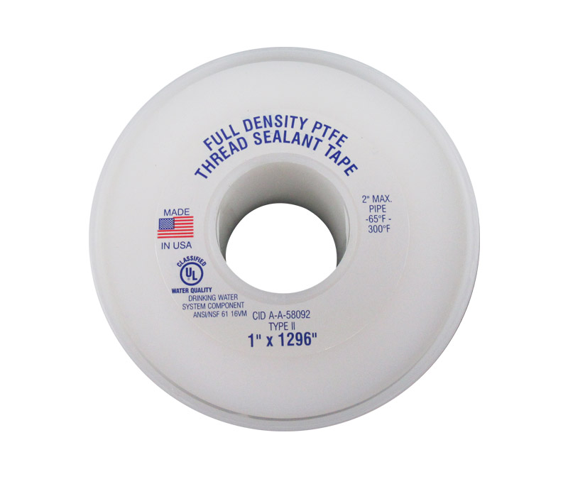 NITTO P-412 White 3.8 mil 1" Ribbon Dope Thread Sealant - 36 Yard Roll