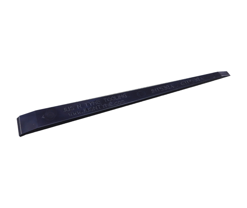 Jus N Tyme GTP530A-Purple 9" Long x 3/16" Thick Double Edge (3/4" and 1/4") Acrylic Plastic Sealant Scraper
