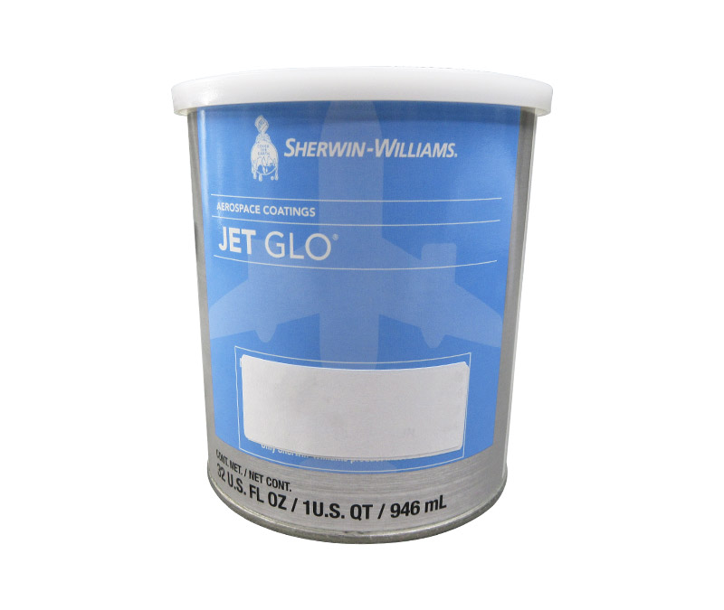 Sherwin-Williams CM0579001 JET GLO Polyester Urethane Topcoat Paint Wheel & Brake - Silver - Quart