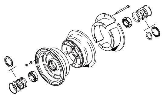 Cleveland Wheel & Brake 40-128D Wheel Assembly