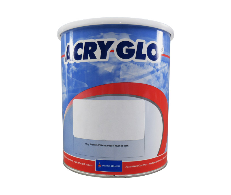 Sherwin-Williams W03853 ACRY GLO Conventional Azul Gol 2758C Acrylic Urethane Paint - 3/4 Gallon