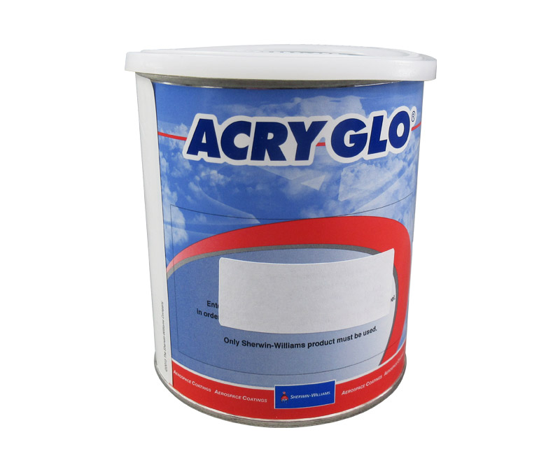 Sherwin-Williams W00152 ACRY GLO Conventional Toreador Red Acrylic Urethane Paint - 3/4 Quart