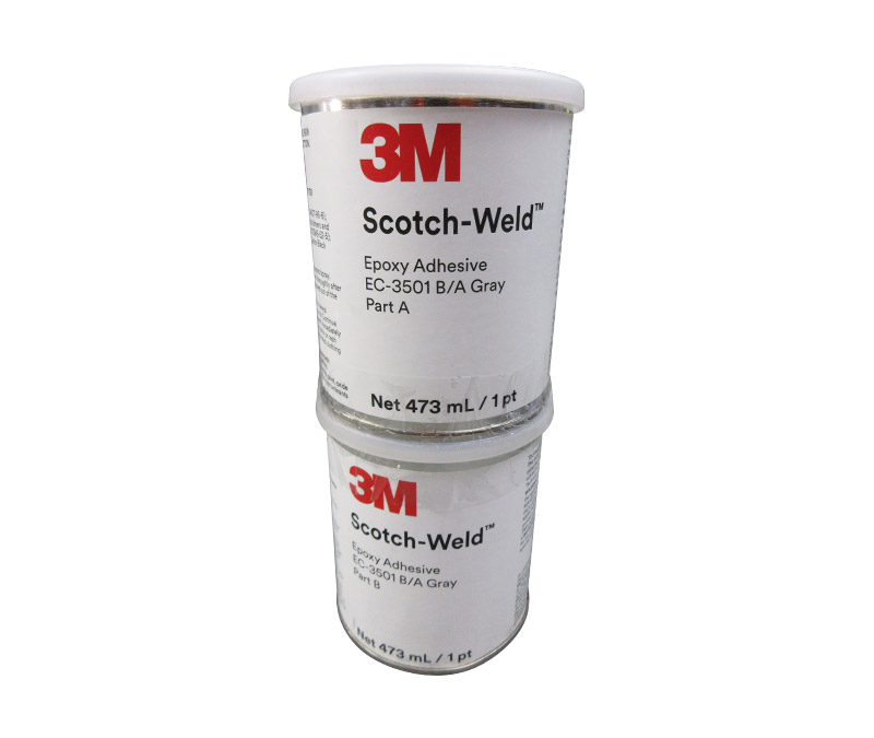3M™ Scotch-Weld™ EC-3501 B/A Gray Epoxy Adhesive - Pint Kit