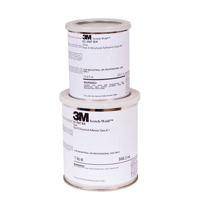 3M™ Scotch-Weld™ EC-3587 B/A B-1 Gray Urethane Adhesive - Quart Kit