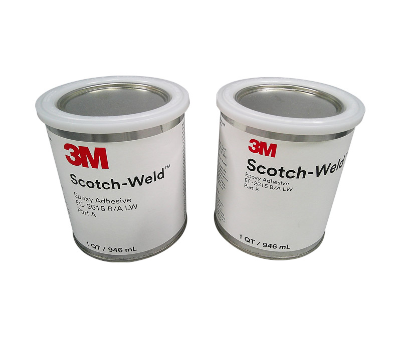 3M™ Scotch-Weld™ EC-2615 B/A LW Charcoal Epoxy Adhesive - Quart Kit