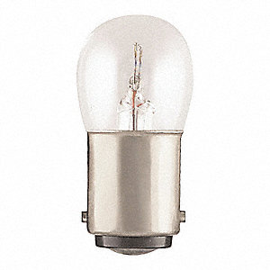 GE Lighting 1004 B6 12.8-Volt / 12-Watt BA15d Lamp, Incandescent - 10/Pack