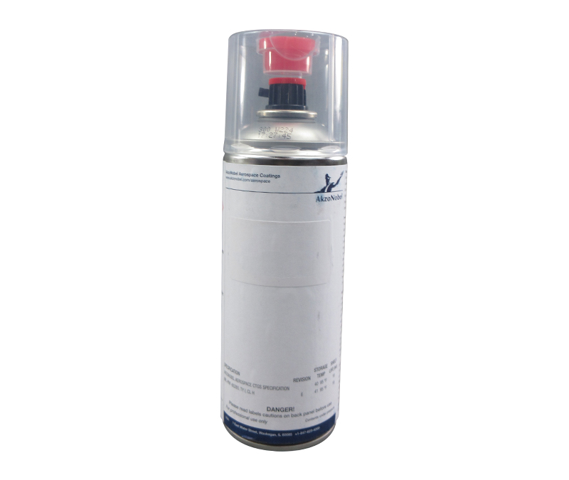 AkzoNobel 666-58-6375SC FS#36375 Flat Gray MIL-PRF-85285E Type I Class H Spec Spray2Fix High-Solids Polyurethane Topcoat - 400 mL Aerosol Can