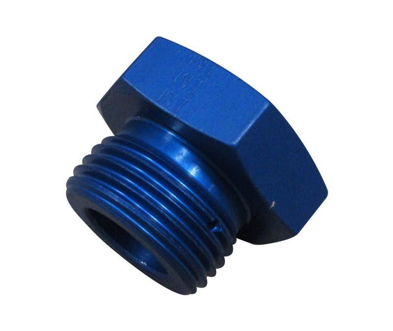 SAE Aerospace Standard AS5169D12 Aluminum Plug, Machine Thread