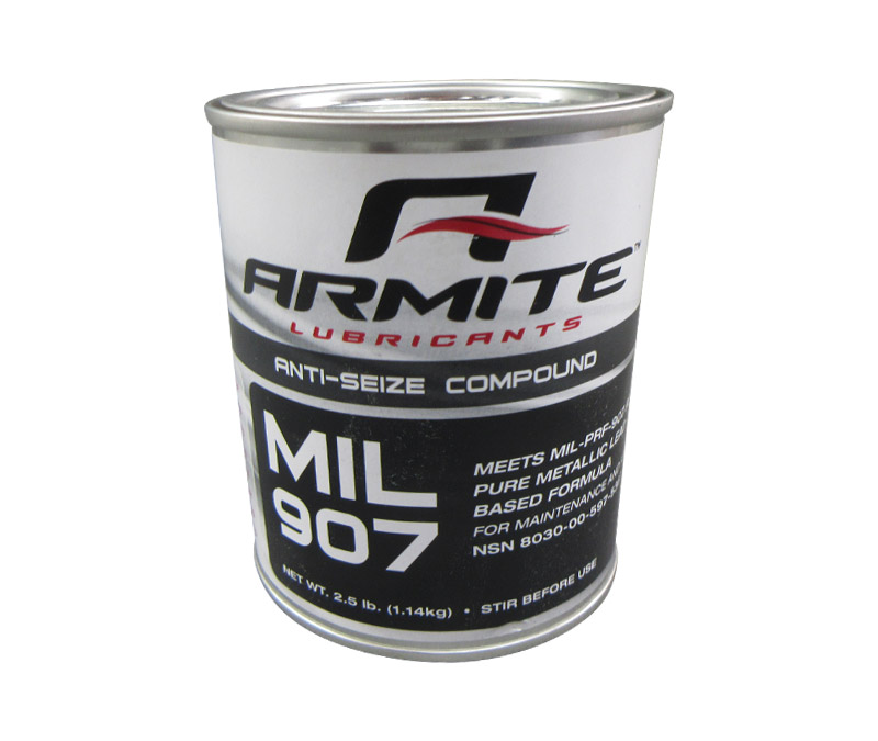 Military Specification MIL-PRF-907 Gray High-Temp Anti-Seize Compound - 2.5 lb Can