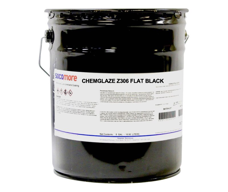 CHEMGLAZE® Z306 Black Polyurethane Coating - 5 Gallon Pail
