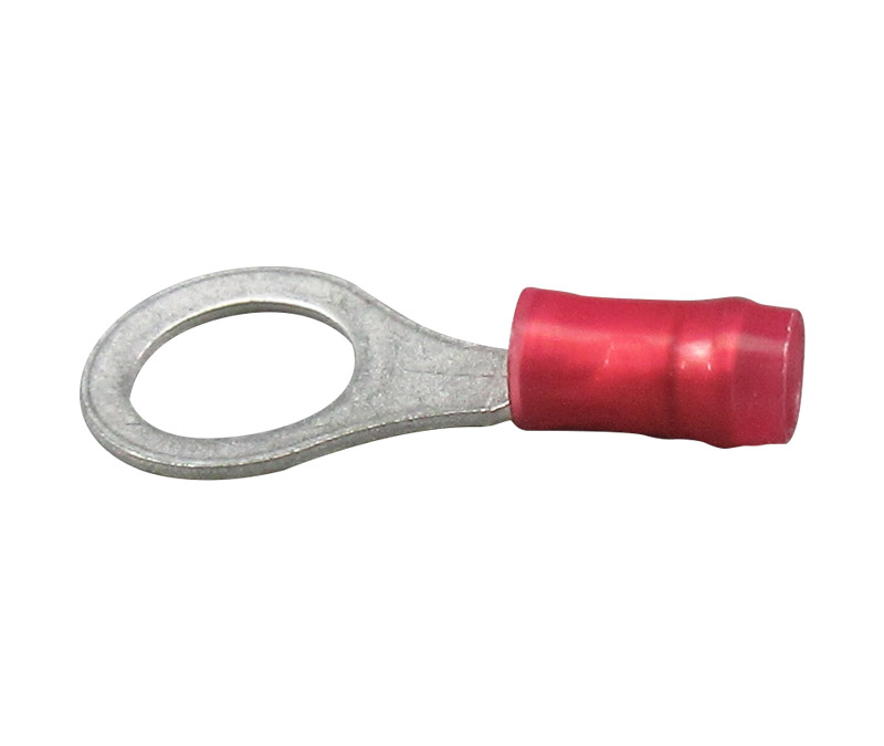 TE Connectivity 31895 Ring Tongue Terminal - AWG 22-16 - Insulation Max 3.56mm - Stud M8 - 50/Pack