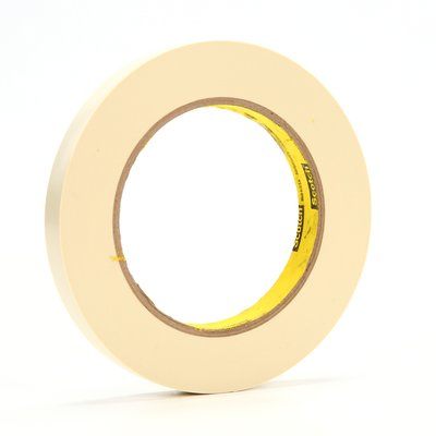 3M™ 021200-07467 Scotch® 470 Tan 7.1 Mil Electroplating Tape - 1/2" x 36 Yard Roll - 72/Case