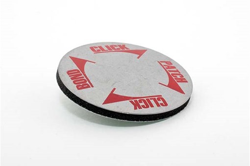CLICK BOND® CP125-000-005-A1A1 Aluminum/Anodized 1.25" Dia x .005" Thick Flat Click Patch®