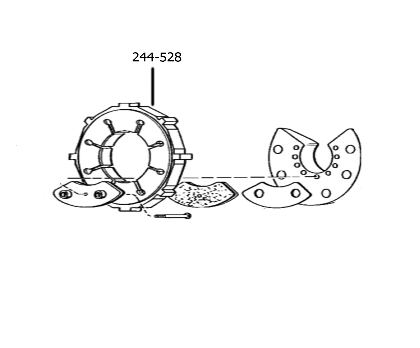 GOODRICH 244-528 Carrier & Lining Assembly