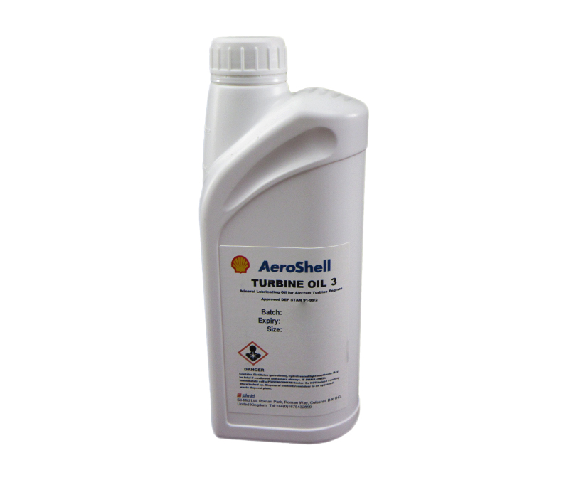 AeroShell™ Turbine Oil 3 Synthetic Turbine Engine Oil - Liter Bottle
