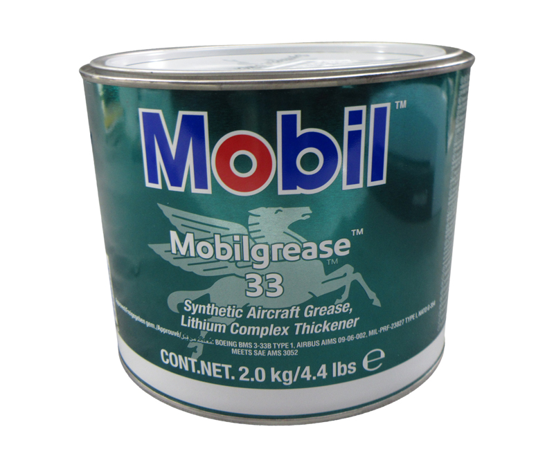 Mobilgrease™ 33 BMS 3-33B, Type 1 Spec Synthetic Aircraft Grease - 4.4 lb Can