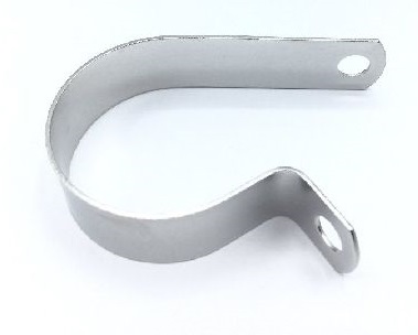 Aeronautical Standard AN742F4 Stainless Steel Clamp, Loop