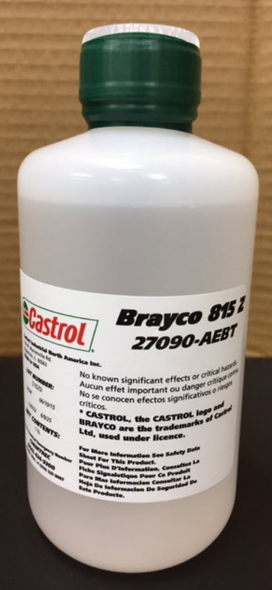 Castrol® Brayco™ 815 Z Perfluorinated Polyether Lubricating Oil - 1 lb Bottle