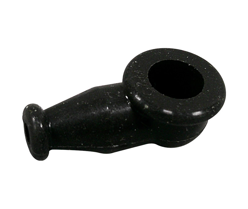 Military Standard MS25171-1S Black Rubber Silicone Cable Nipple, Electrical