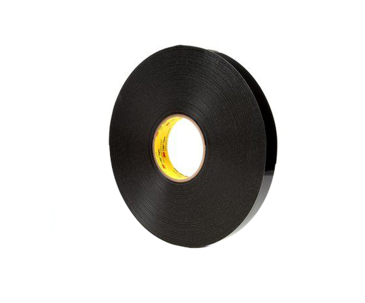 3M™ 021200-67497 VHB™ 4949 Black 45 Mil Acrylic Foam Tape - 3/4" x 36 Yard Roll - 12/Case