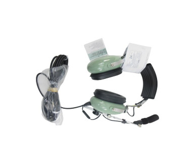 David Clark H3335 有線ヘッドセット David Clark H3335 Headset/Microphone - 25 ft. Coil Cord