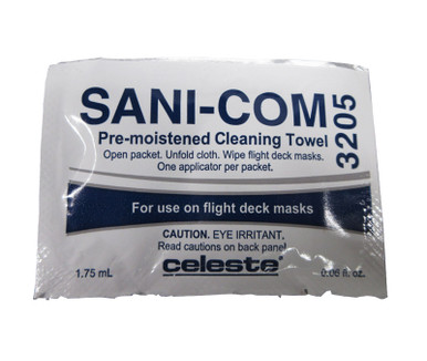Celeste SC-3205 SANI-COM Pre-Moistened Multi-Purpose Cleaning