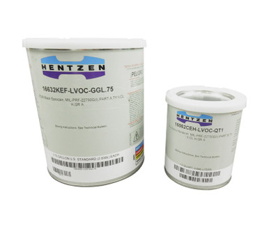 Hentzen FS#27038 Epox-Zen Topcoat - Black - 1.25 Gal