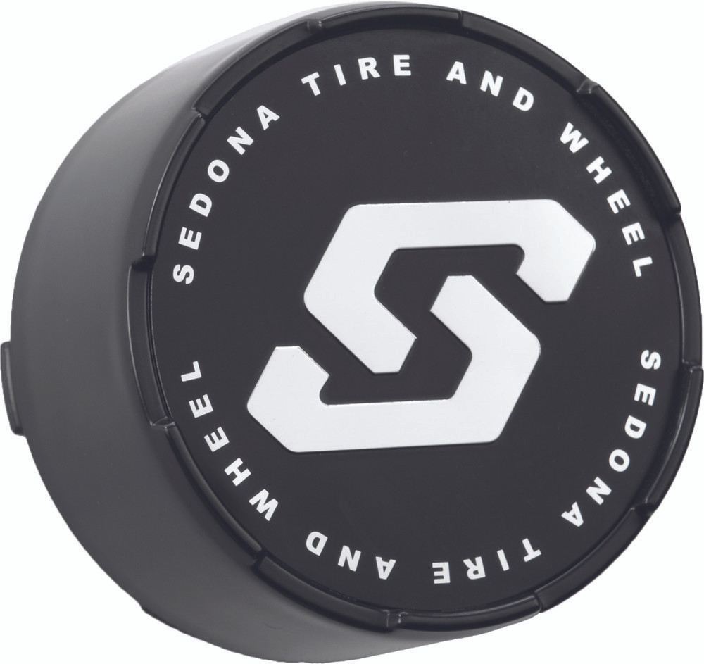 SEDONA SPLIT 6 WHEEL REPLACMENT CAP BLACK 4/137-4/156