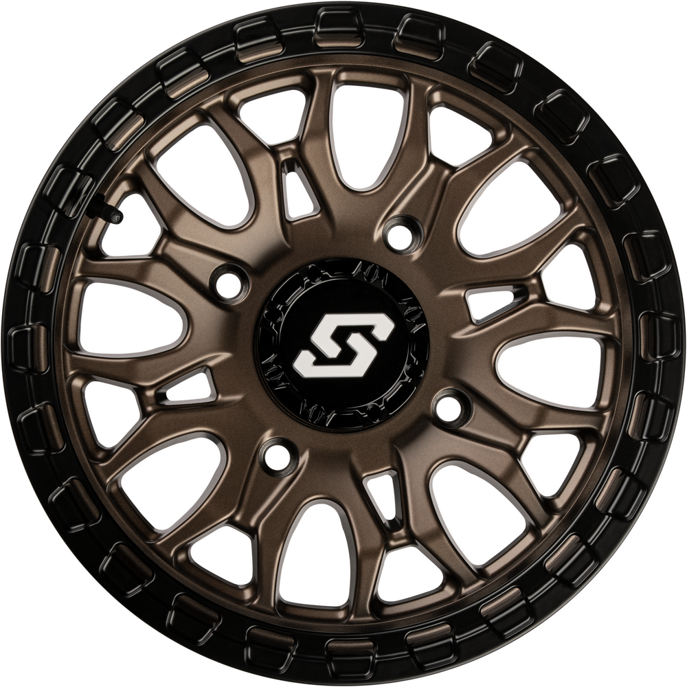 IGNITION WHEEL 14X7 4/137 +10MM BRONZE/BLK
